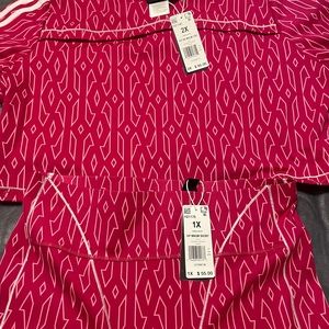 Ivy Park nwt Brand new pink set biker short and shirt